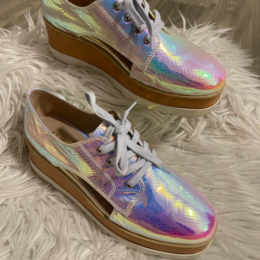 Aldo Oxford platform shoes size 8